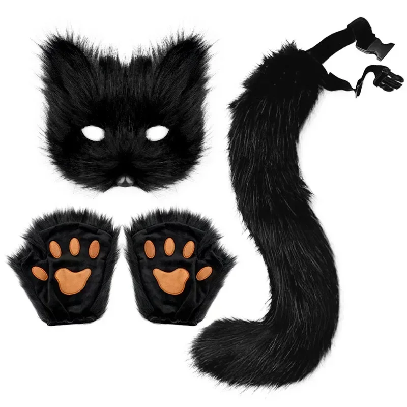 Fluffy Fox & Cat Set 4
