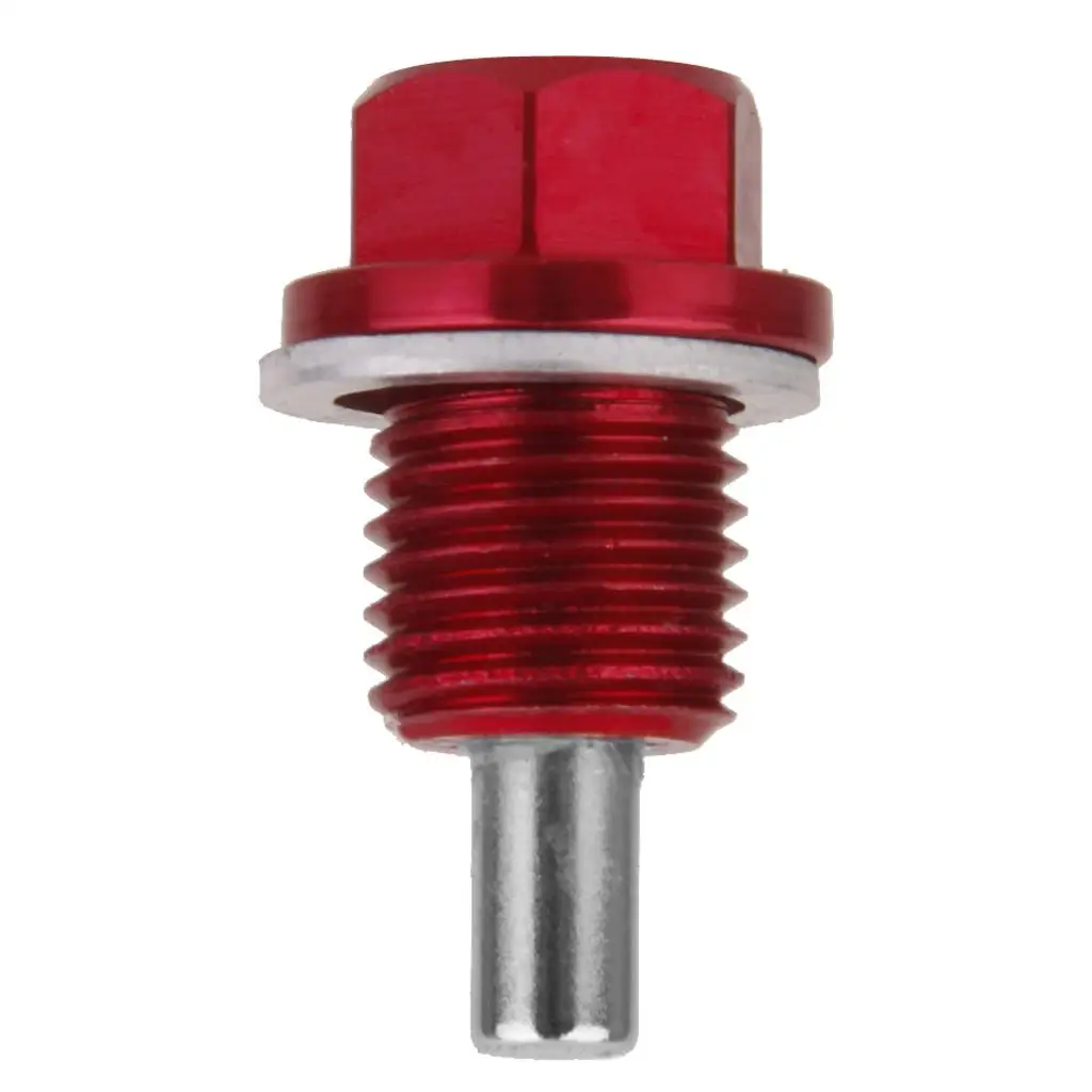M14X1.5mm Magnetic Oil Drain Plug for AUDI for Dodge Toyota Red