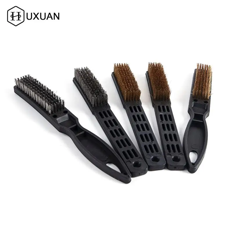 Mini steel remove rust brushes brass cleaning brushes polishing metal