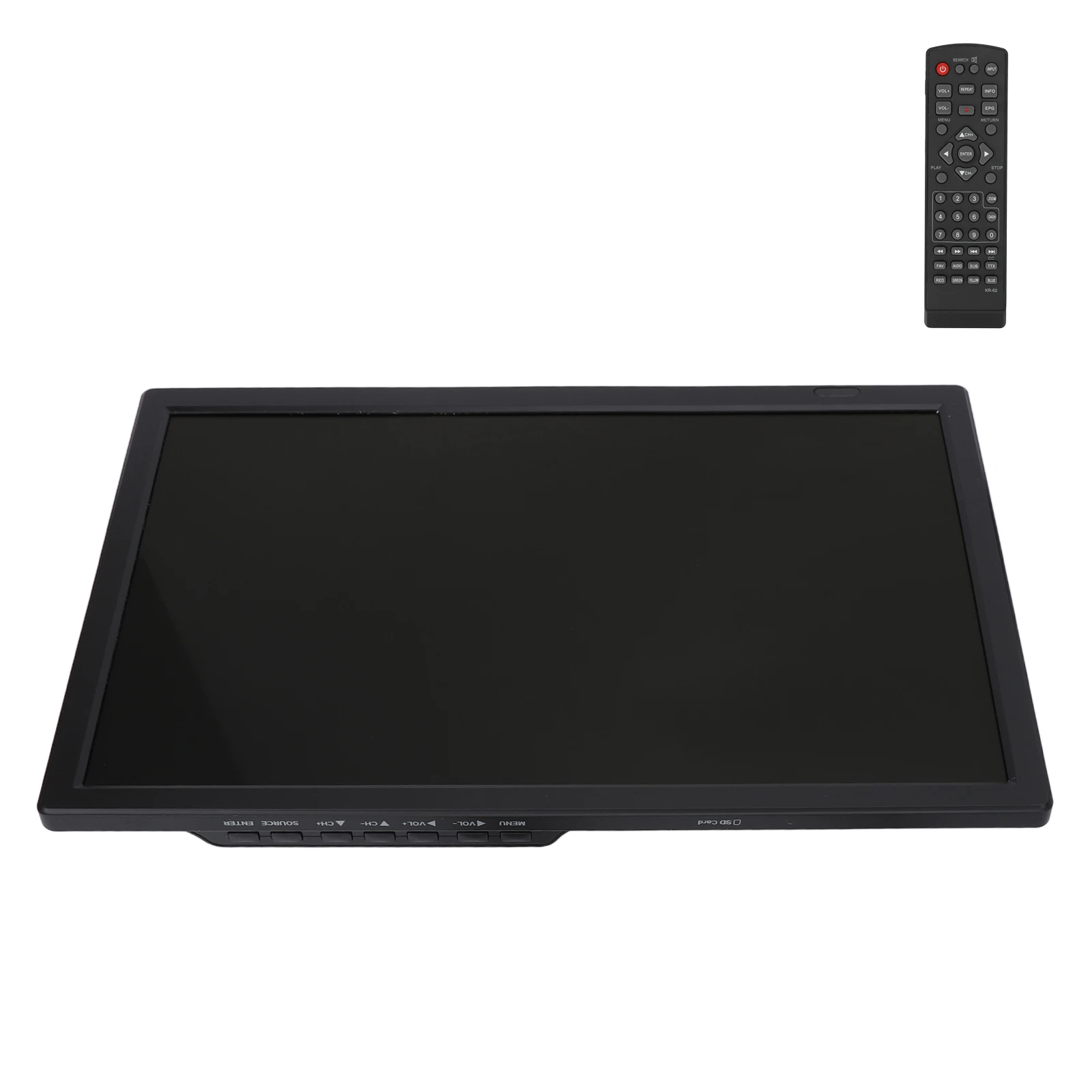 15.5 Inch Digital TV ATSC High Sensitivity Portable Digital Television 110‑ TV Battery Powered Portable