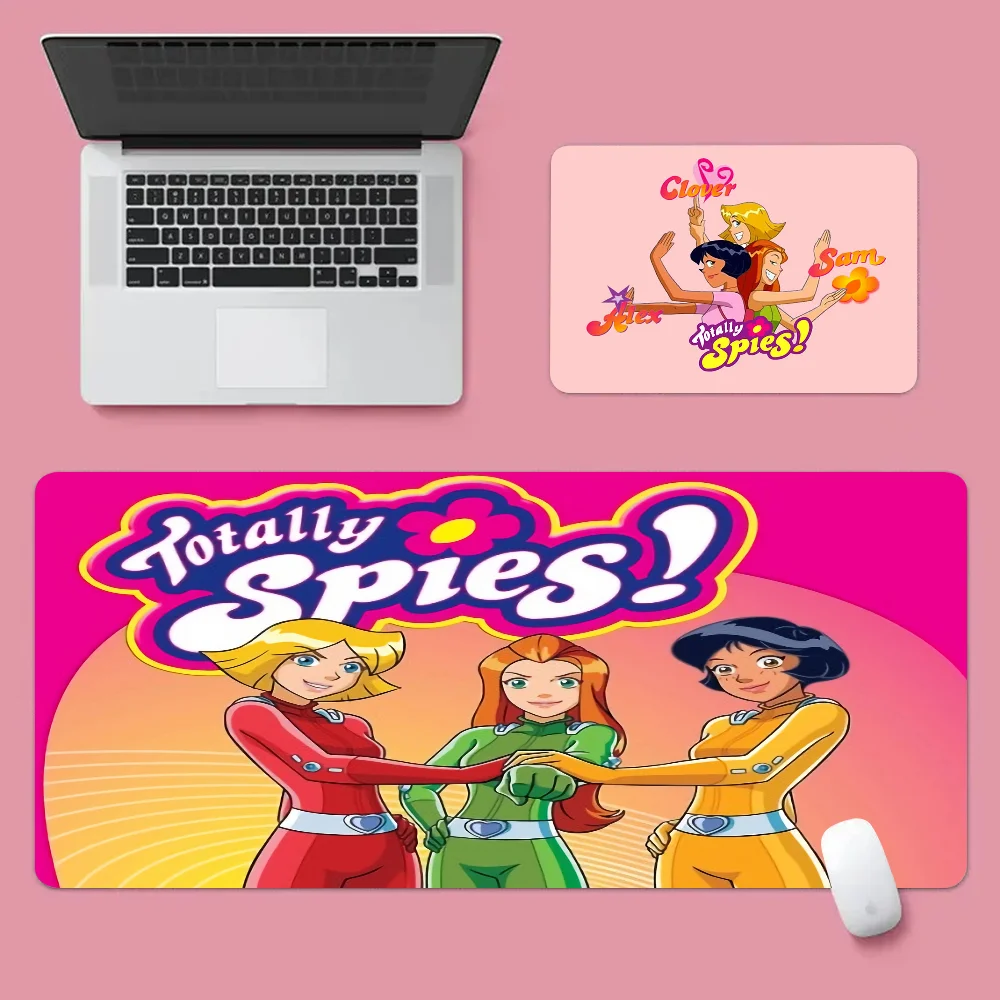 Disney Totally Spies! In Stocked Laptop Gaming Mice Mousepad Size For Large Edge Locking Game Keyboard Pad 2