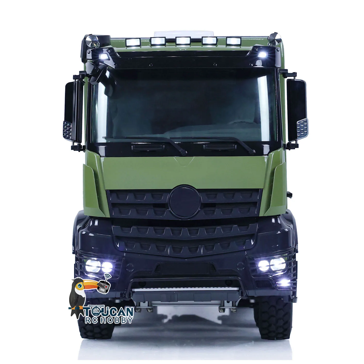 1/14 Remote Control Touring Car RC Recreational Vehicle Model RTR Sound Light Smoking 3-speed Transmission Toys Model THZH1740 4