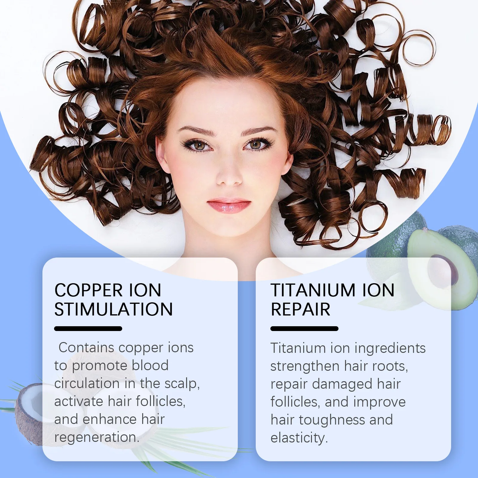Hair Care Oil Nourishing Essential Reducing Frizz Treatment Split Ends Prevent Dryness Repair Baldness Hair Growth 30ml