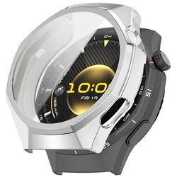 Premium Transparent Silicone Protective Case for Smartwatches - Durable TPU Shell Cover Accessories (Silve)