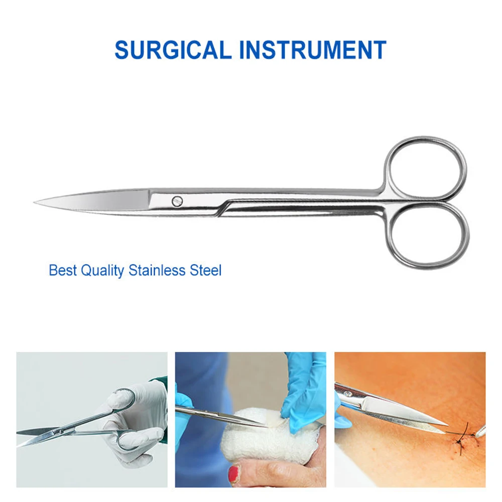 Medical Surgical Scissors Upgraded Steel Small Nail Tools Eyebrow Nose Hair Cut Manicure Makeup Professional Beauty Accessories