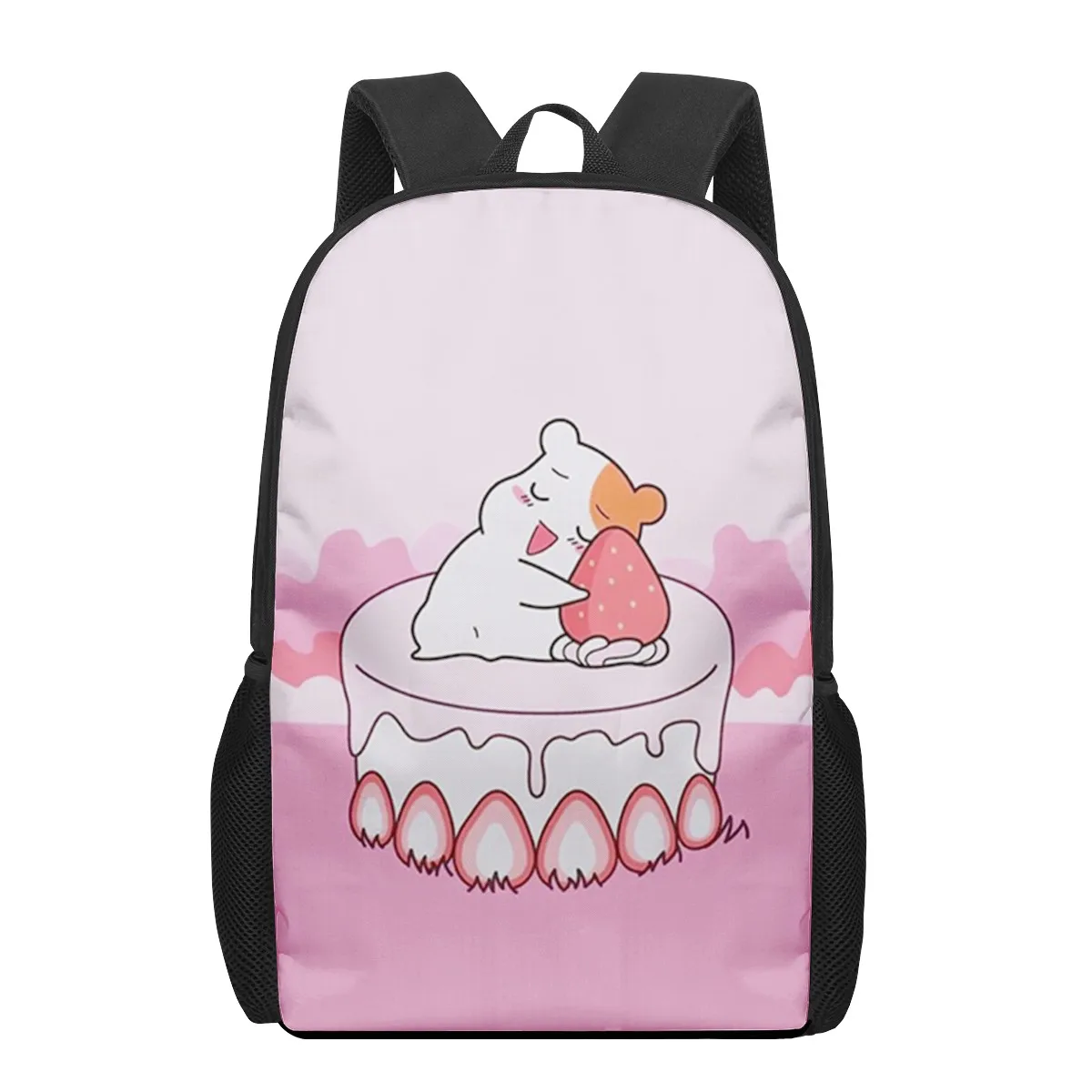 ANIME CUTE Oruchuban Ebichu 3D Printing Schoolbags for Girls Boys Children Kids School Book Bag 3d Junior Primary Student Bookba
