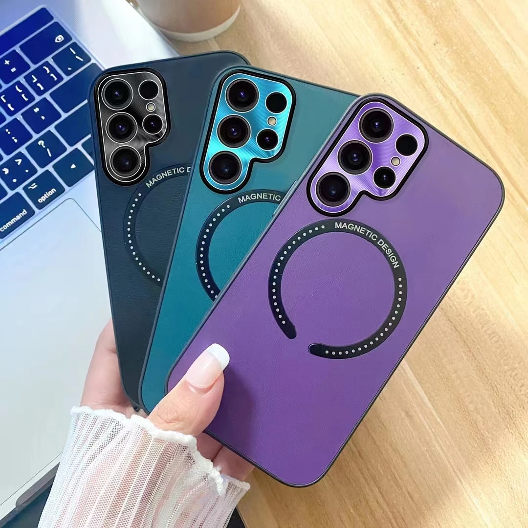 New Magsafing Wireless Charging Case for Samsung Galaxy S23 S22 Ultra