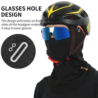 WEST BIKING Warm Fleece Balaclava Cap Cycling Ski Full Face Mask Winter Windproof Breathable Helmet Liner Caps Cycling Equipment 2