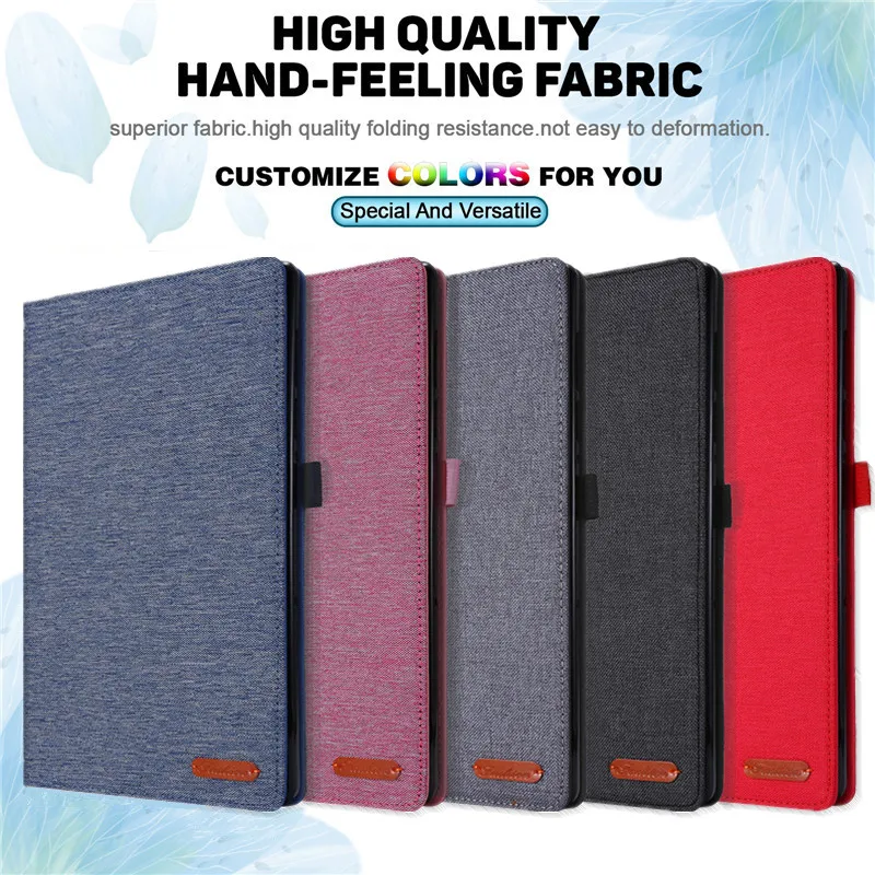 Elegant Fabric Silicone Soft Case for 10.4-inch Tablets – Stylish & Durable Protection