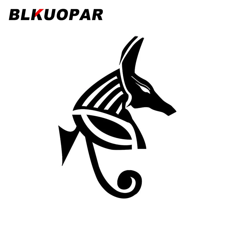 

BLKUOPAR Anubis God виниловые наклейки на машину креативная наклейка водонепроницаемое устойчивое к царапинам украшение для лобового стекла мотоцикла автомобильные аксессуары