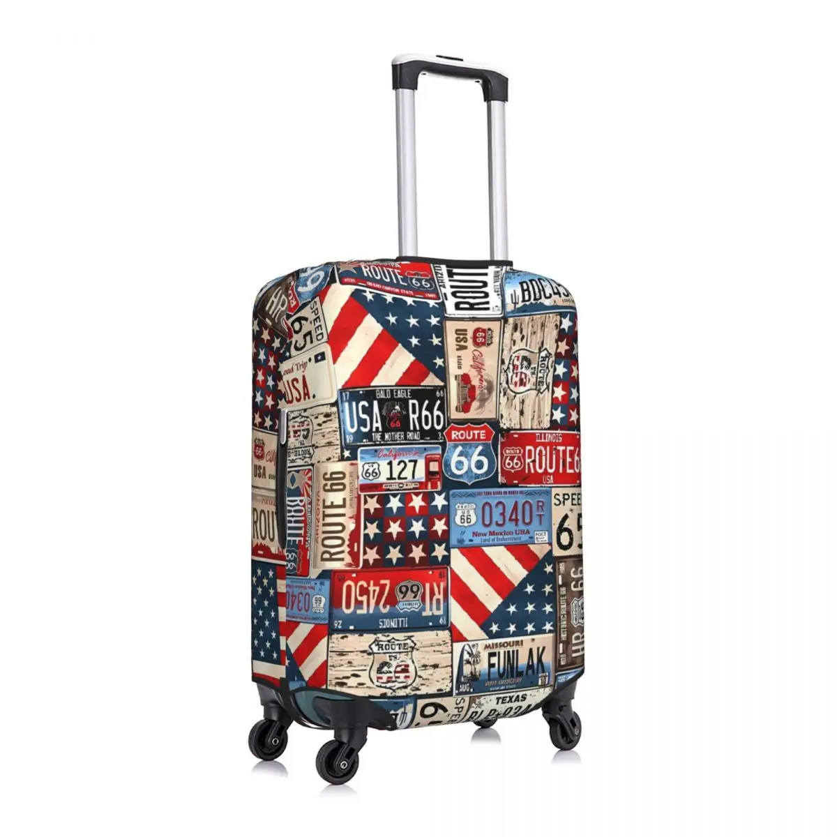 Travel Printed Suitcase Cover Holiday Vintage History Practical Luggage Case Travel Protector 3