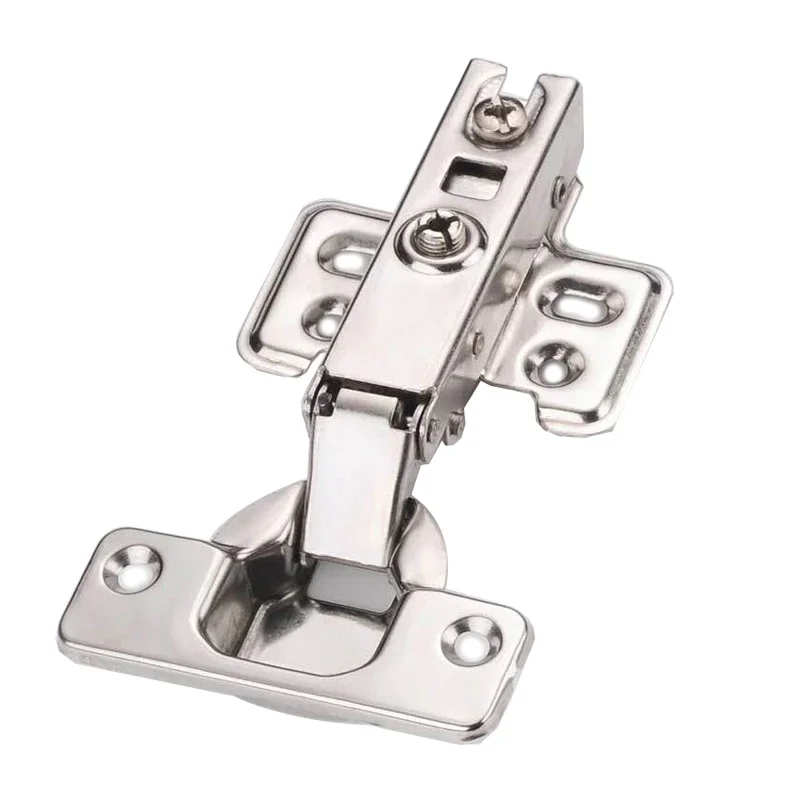 Cabinet Door Hinges 10 Piece Stainless Steel Hydraulic Damper Buffer Soft Quiet Closing for Kitchen Cupboard Furniture