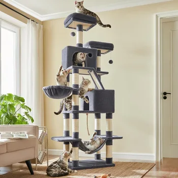 81.1-Inch Large Cat Tower 1
