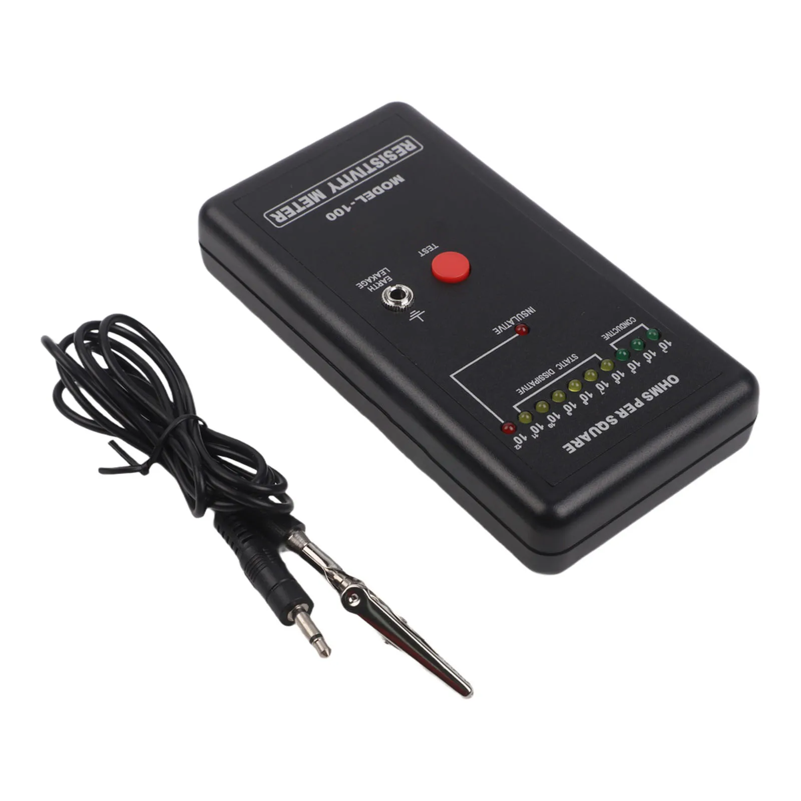 정전기 분석기 MODEL100, 엔지니어링 및 품질 관리를 위한 자체 교정 기능을 갖춘 표면 저항률 테스트용