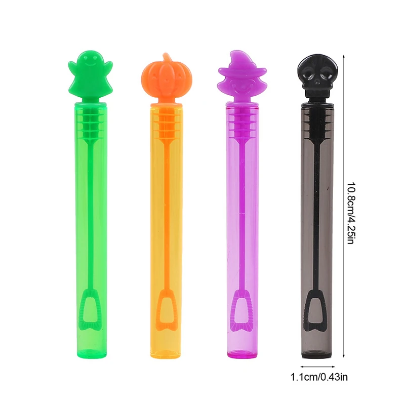 12-36pcs Halloween Theme Bubble Soap Bottle Pumpkin Ghost Empty Tube Wand Kids Halloween Party Favors Trick or Treat Gift Toys
