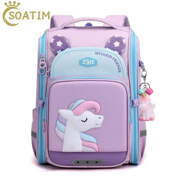 2026 Waterproof Children School Bags for Boys Girls backpack Kids book bags Orthopedic Primary school Backpack mochila escolar 1