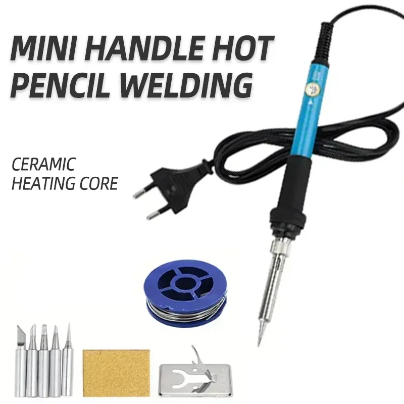 Soldering Iron 1 Set Thermostatic Soldering Iron 60W Internal Heating Household Electronic Welding Repair Tool