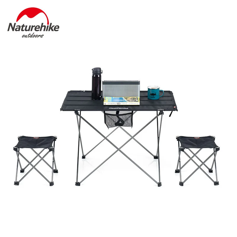 NaturehikeCamping Aluminum Alloy Folding Table Portable Ultra Light Outdoor Breathable Wear Resistant Picnic Table
