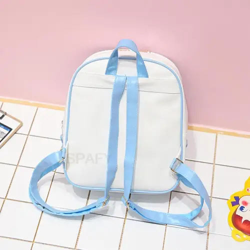 여성용 투명 백팩, 하라주쿠 나비 매듭 이타백, 십대 소녀용 책가방, 디자이너 이타백, Bolsa 4