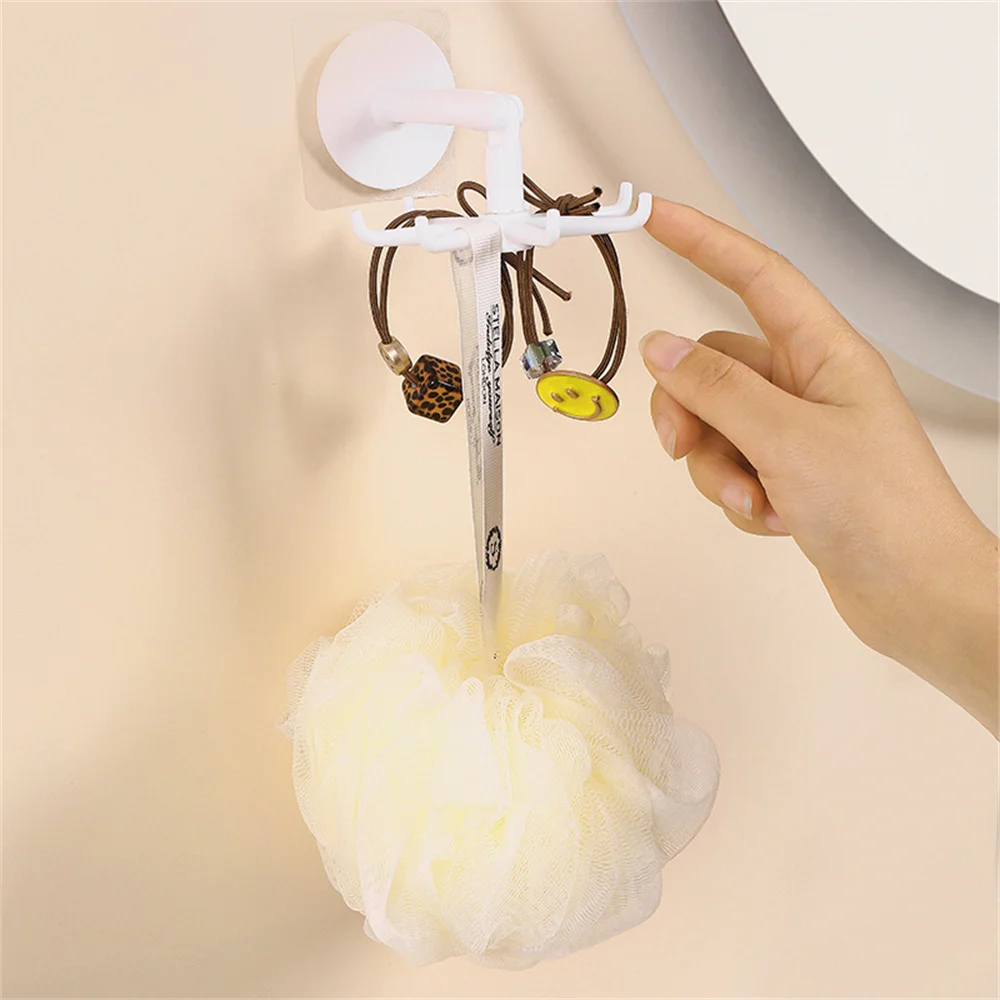 Description Picture 5 of itemKitchen Hook Multi-Purpose Hooks 360 Degrees Rotated Wall-Mounted Holder Rack For Organizer Storage Spoon Hangers Accessories