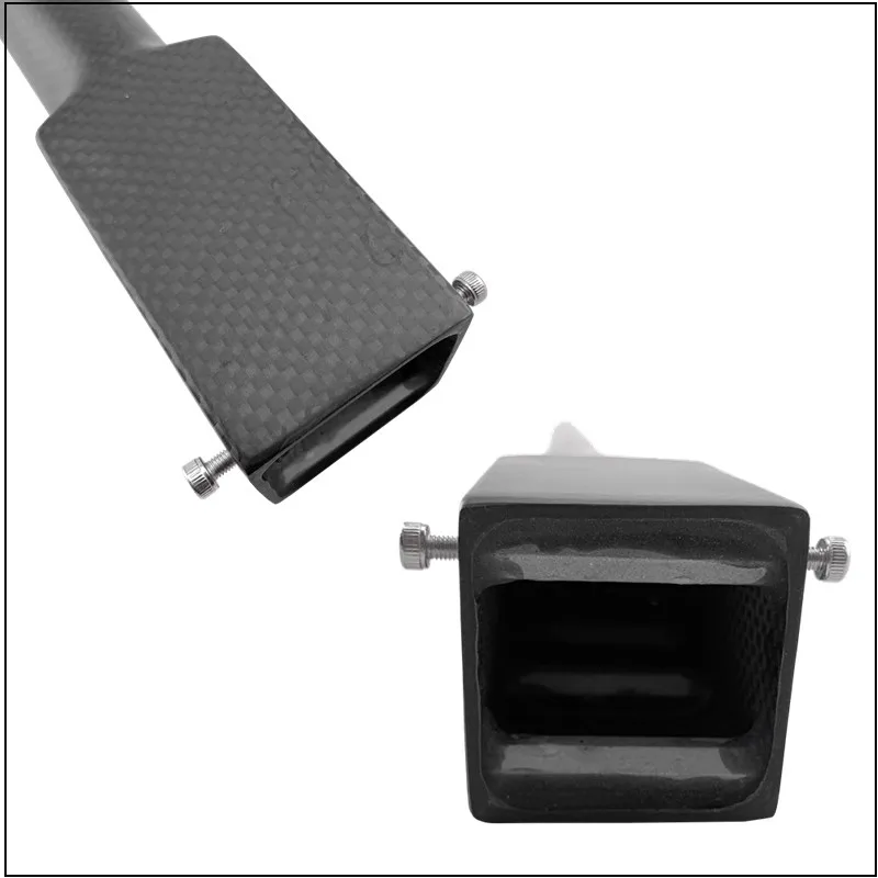 Tube Fibre Carbone Carré 515mm Drone Course 30mm Léger Résistant
