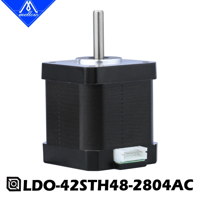 Ldo-super Motor Suave 2804ac-r 48 mm Nema 17 Motor de Passo para Peças de Impressora 3d Voron Vzbot Ender Prusa i3 42sth48