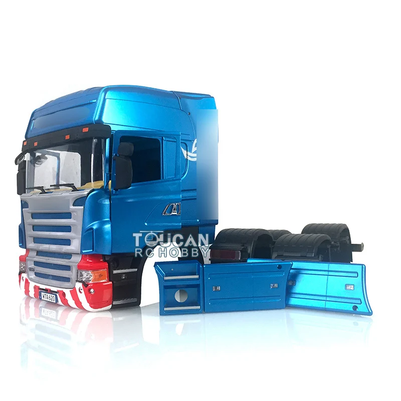 TOUCAN RC 3Axles Cabin Hightop Shell Outdoor Toys Boys Gift 1/14 RC Tractor Truck Remote Control Car TAMIYAYA THZH0907 4