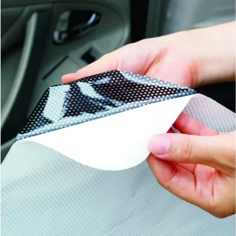 2Pcs Car Sunshade Stickers Electrostatic Sticker Window Sun-shading Stickers Sun Block Car Rear Windows Side Blocks Cover Film