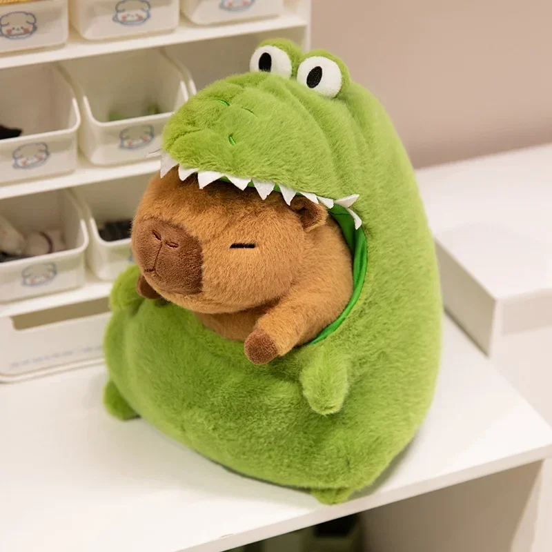 Kawaii Capybara Crocodile Plush (40cm) - Special Edition
