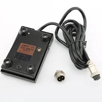 Nonslip Foot Switch Pedal Signal Controller 2 Pins 3 Pins Metal Foot Pedal Switch Pedal Switch For TIG Plasma Cutting Machine 2