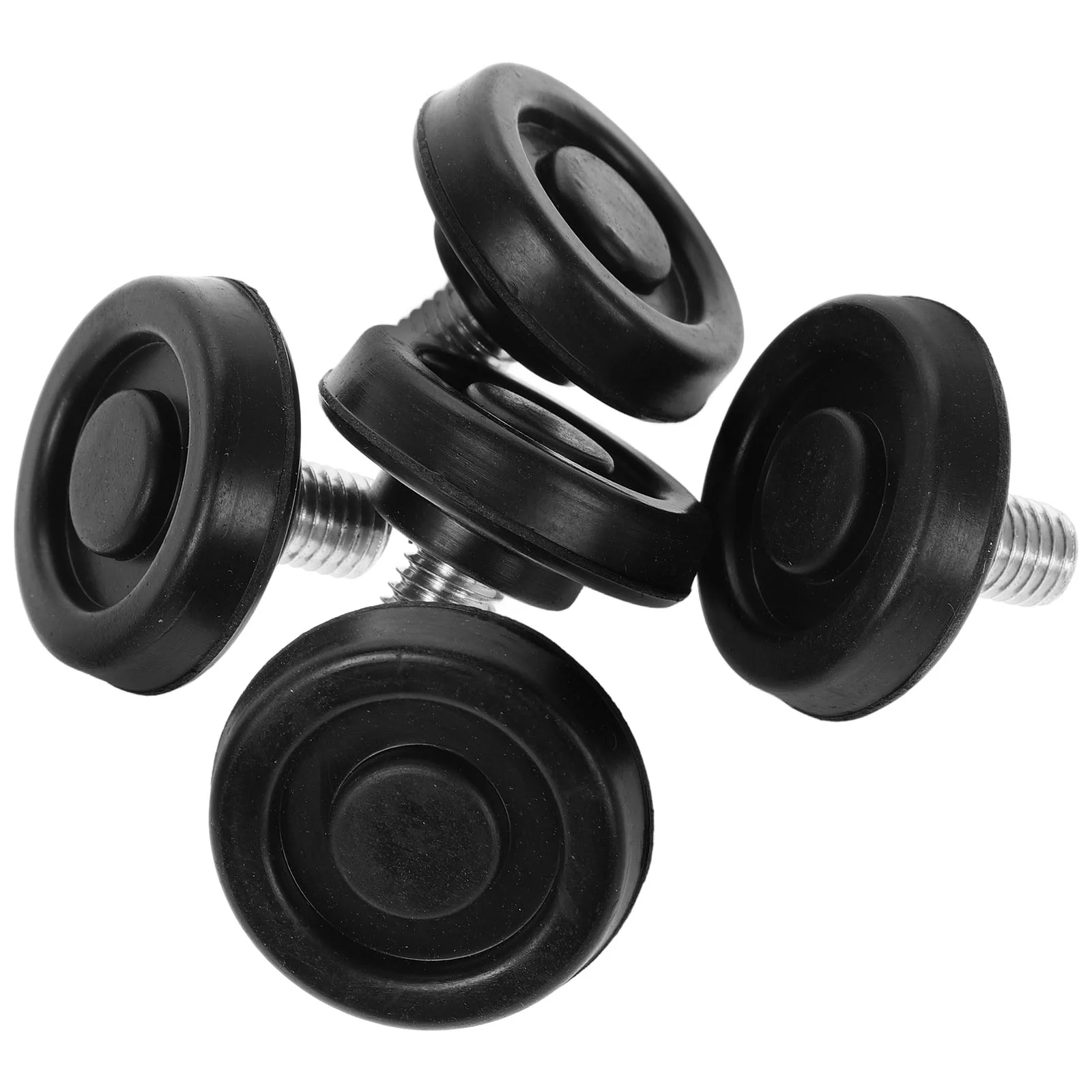 5pcs Heavy Duty Leveling Feet Furniture Stool Pads Chair Wheel Stopper Salon Legs Replacement Practical Wheels Casters