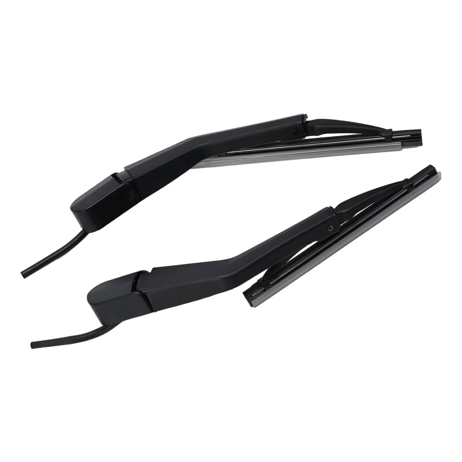 

For Mercedes W126 Headlight Wiper RH+LH A1268204544 A1268204644 Enhanced Charging Capabilities Easy Replacement [Black]