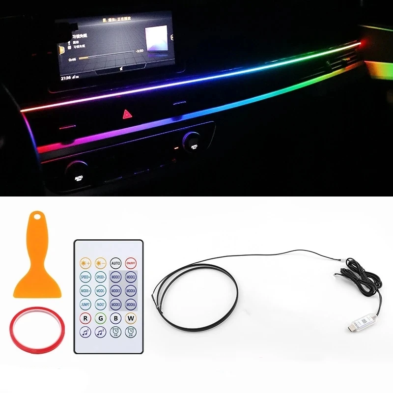 ตัวเลือกสินค้า โคมไฟ LED รถยนต์ RGB ควบคุมผ่านแอป