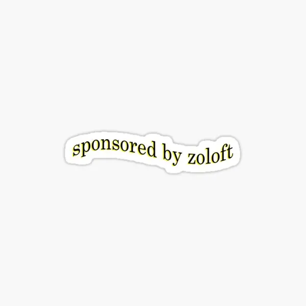 

Sponsored By Zoloft 5PCS Stickers for Water Bottles Car Art Window Room Luggage Cute Stickers Decor Anime Kid Funny