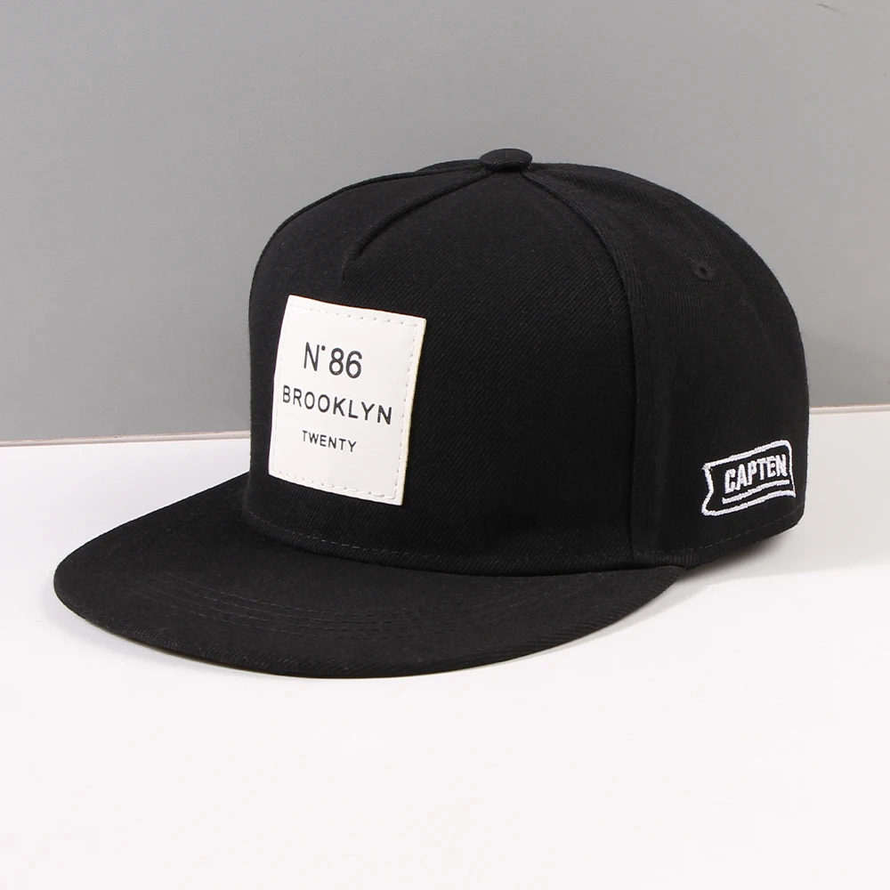 Baseball Caps 1 MEN'S AND WOMEN'S Fashionable Letter N86 Sewn Label Flat Brim Hip-hop Hat Outdoor Personalized Casual Baseball Cap