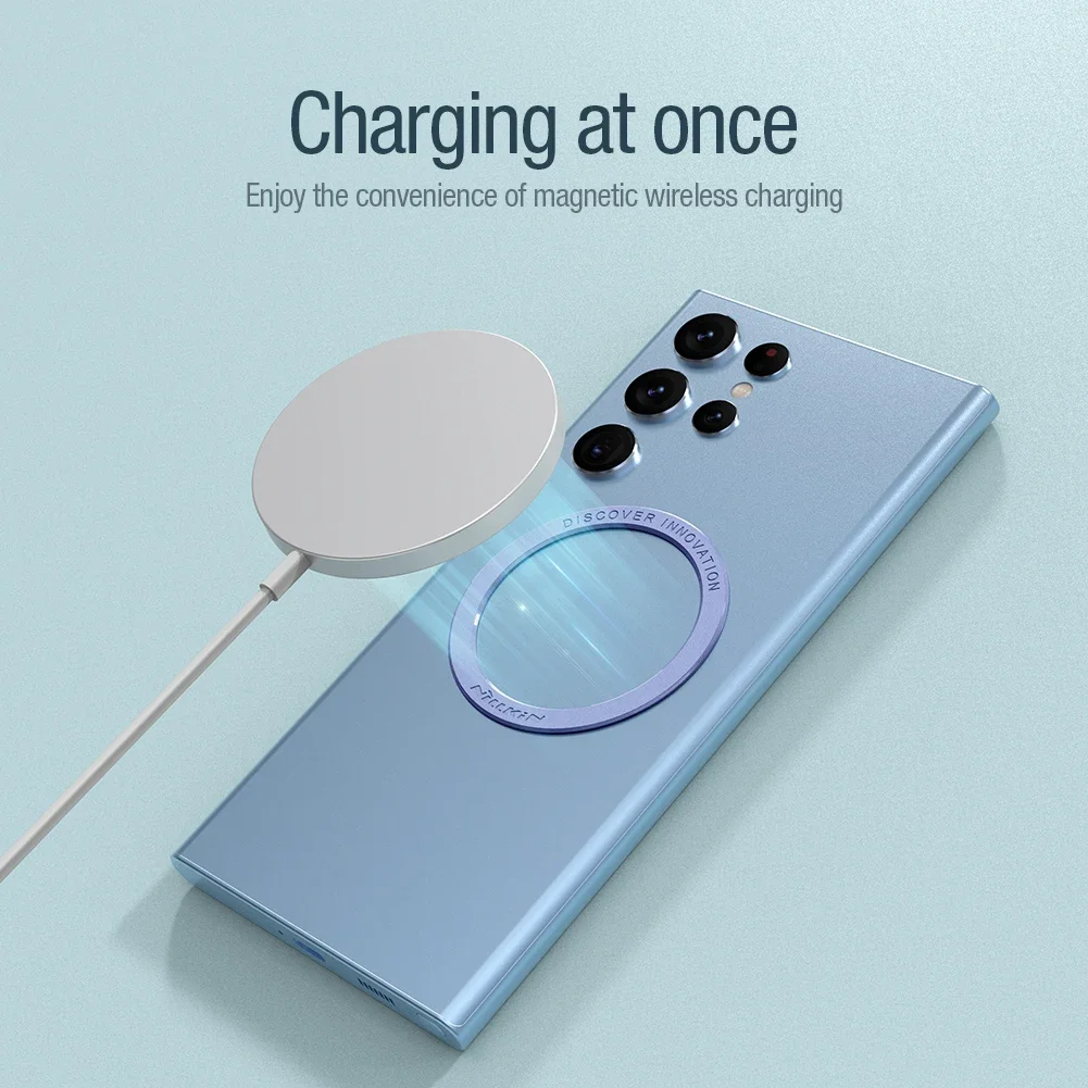 MagSafe 링용 Nillkin 범용 마그네틱, 무선 충전 변환 키트 iPhone 13/14/12/S22 S21용 강력한 마그네틱 스티커