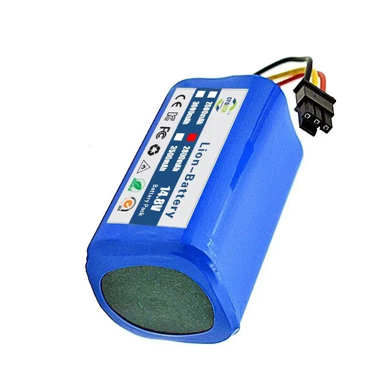 2600-12800mAh 14.4v Battery For Qihoo 360 S5 S7 S7Pro T90 X9  Robotic Vacuum Cleaner Replacement Batteries Part 5