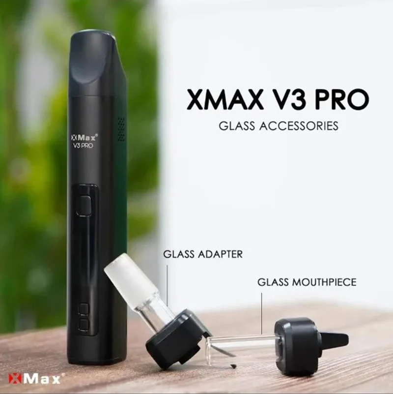 High Quality XMax V3 Pro Dry Herb & Wax Vaporizer Kit Removable 2600mah  18650 Battery Hybrid heating System TC Vape Pen - AliExpress