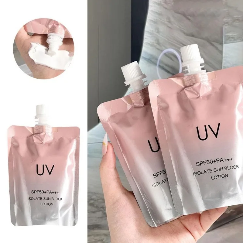 150ml Sunscreen Refreshing and Long-lasting Waterproof and Sweatproof 3-in-1 Concealer UV Sunscreen Lotion Body