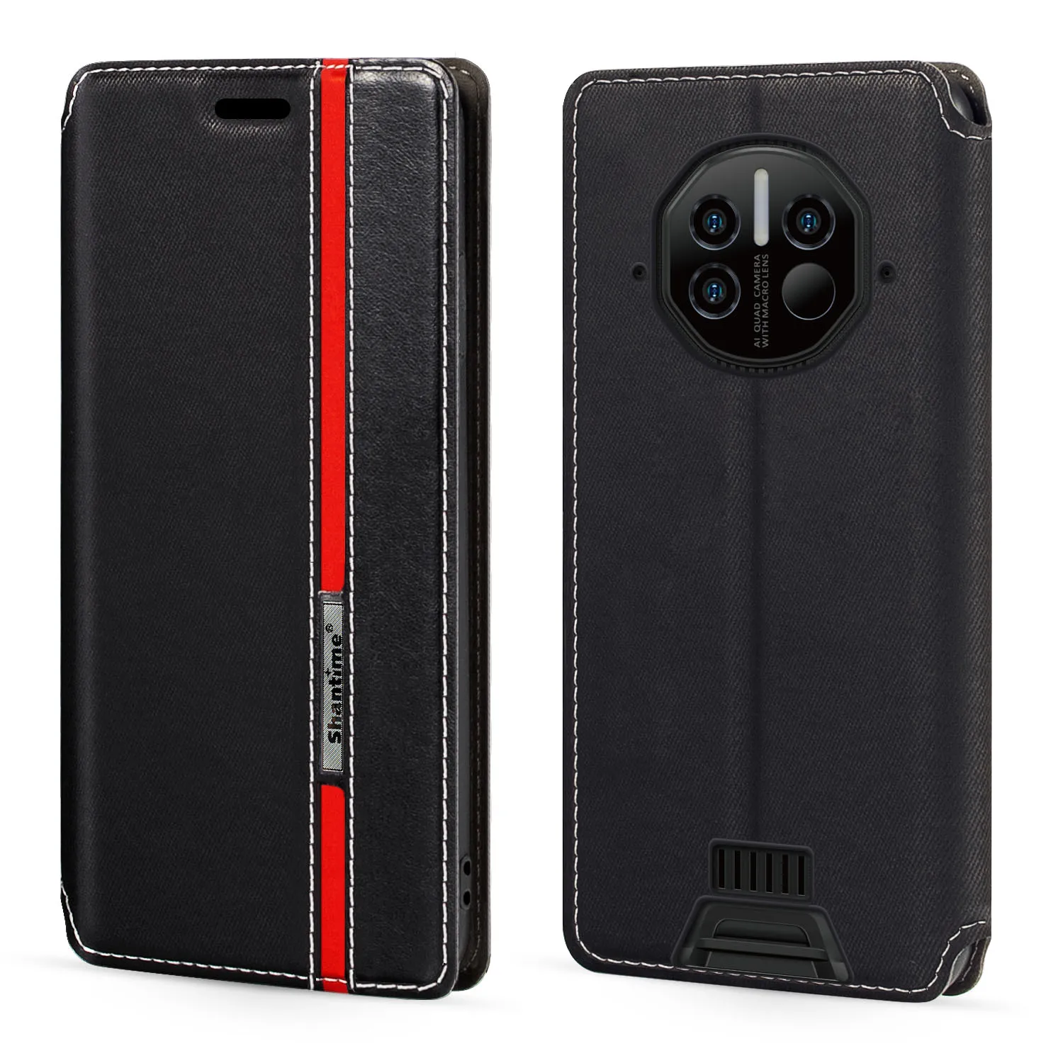 

For Doogee V11 Case Fashion Multicolor Magnetic Closure Flip Case Cover with Card Holder 6.39 inches