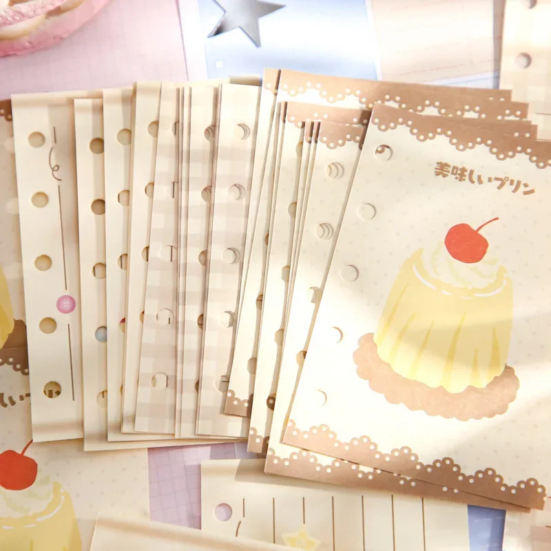 Cute Colorful Loose Leaf Journal and Sketchbook Pages – 30 Sheets