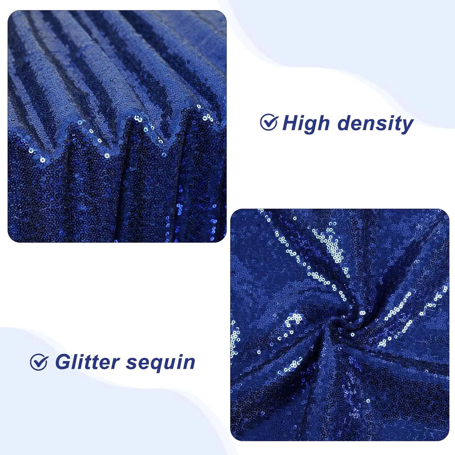 Spakly Draped drop Sequin Table Skirt for Birthday Party Baby Shower Dessert Table Wedding Cake Exhibition Reception