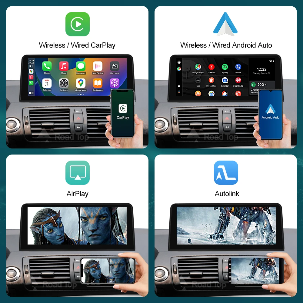 r　3台　android 10 Amazon.co.jp: Road Top 10.25インチ Android 10 カータッチ