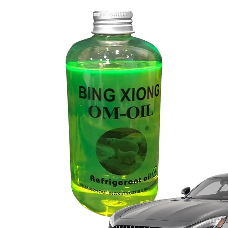 Olio Ac Olio Refrigerante Ac Universale Per Auto 500Ml Liquido Di Rilevamento Perdite Per Impieghi Gravosi Rilevamento Perdite Refrigerante Ac Stop Le