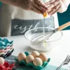 Kitchen Supplies Egg Tray Egg Rack Household Ceramic Tableware Supplies Egg Tray Egg Tray Pink 6