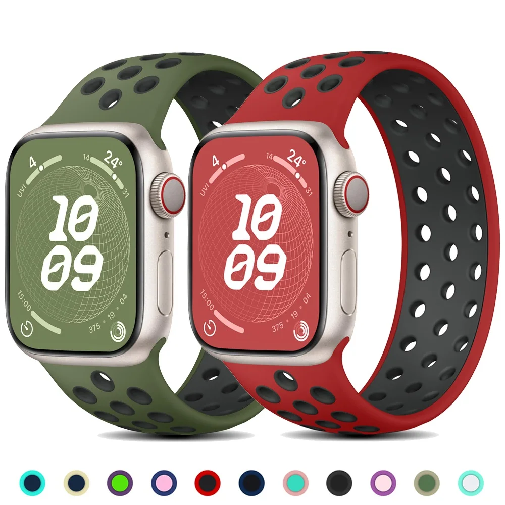 Elastic Silicone Solo Loop Bracelet