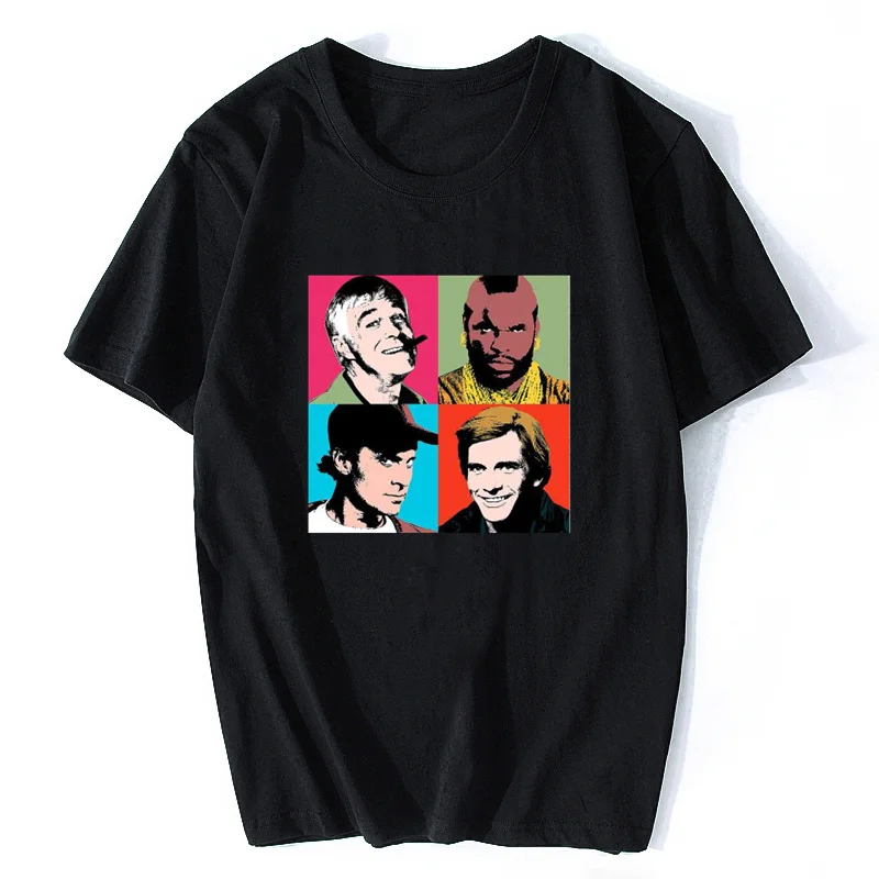 

New Men T Shirt The A Warhol Team Women Tshirt Summer Cotton Tshirt Harajuku Streetwear Tees