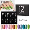 ROSALIND Nail Polish Set Nail Art Decorations Hybrid Varnish Semi Permanent Manicure Nail Salon Supplies Base Top Nail Gel Kit 2