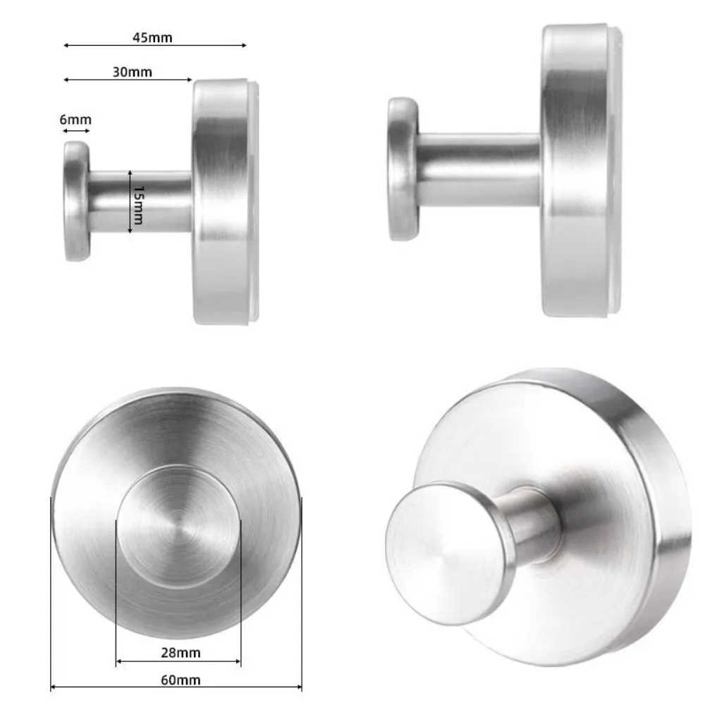 펀치프리 흡착식 후크 다용도 벽걸이 욕실 주방 수건 및 생활용품 보관 정리용