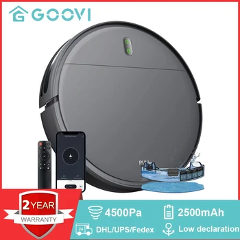 GOOVI BR151 Robot Vacuum Cleaner 4500Pa Strong Suction 2500mAh Battery 3in1 Mopping Sweeping Suction Smart Home Support Wifi 1